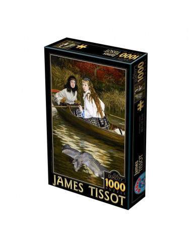 On The Thames. A Heron, Puzzle D-Toys James Tissot, 1000