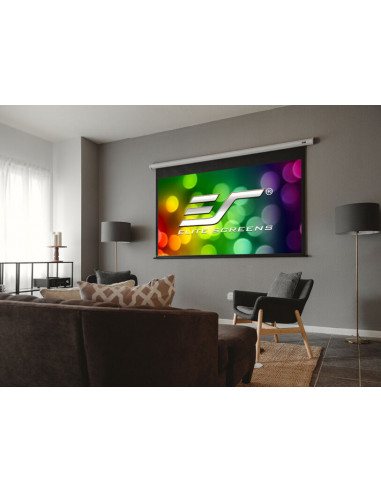 Ecran proiectie electric, perete/tavan, 204 x 115 cm