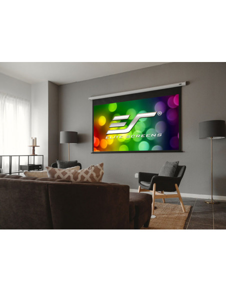 Ecran proiectie electric, perete/tavan, 204 x 115 cm