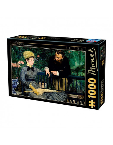 In The Conservatory, Puzzle D-Toys Manet, 1000 Piese,Uniq73068-3