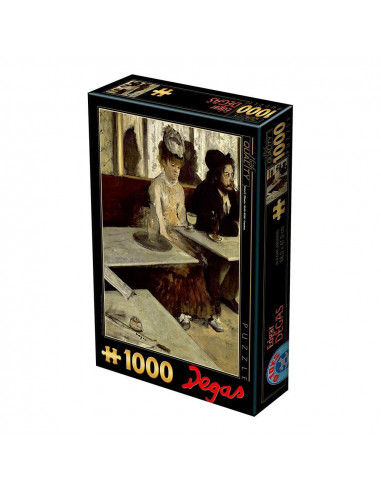 In A Café, Puzzle Edgar Degas, 1000 Piese,Uniq72801-1