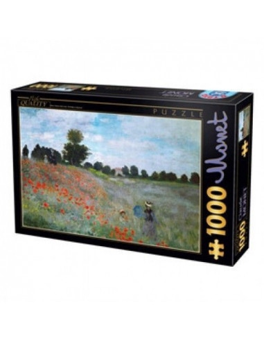 Poppies, Puzzle D-Toys Claude Monet, 1000 Piese,Uniq67548-1