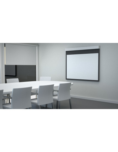 Ecran proiectie electric, perete/tavan, 232.6 x 145.4 cm