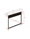 Ecran proiectie electric, perete/tavan, 300 x 168 cm