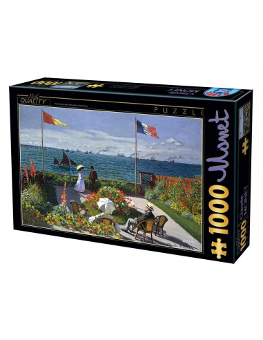 Garden At Sainte-Adresse, Puzzle Claude Monet, 1000