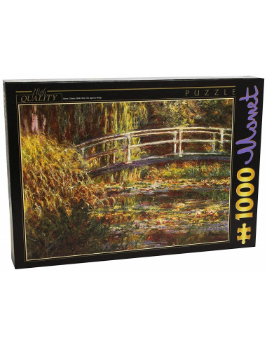 The Japanese Bridge, Puzzle Claude Monet, 1000 Piese,Uniq67548-5