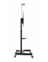 Stand TV mobil cu doua polite(max.5kg/polita) Blackmount