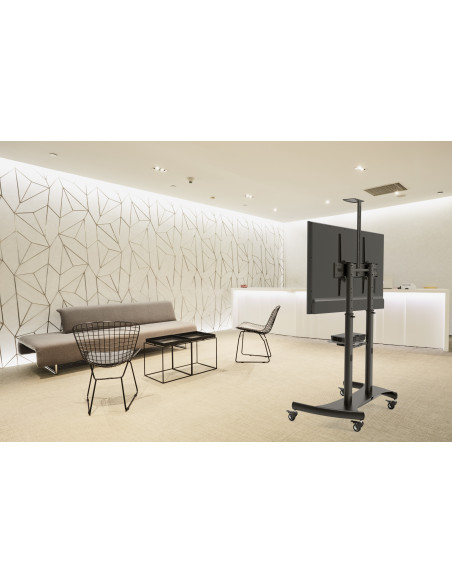 Stand TV mobil cu doua polite(max.5kg/polita) Blackmount