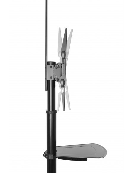 Stand TV mobil, telescopic cu doua polite(max.5kg/polita)