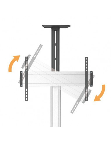 Stand TV Blackmount L600, inaltime reglabila, aluminiu