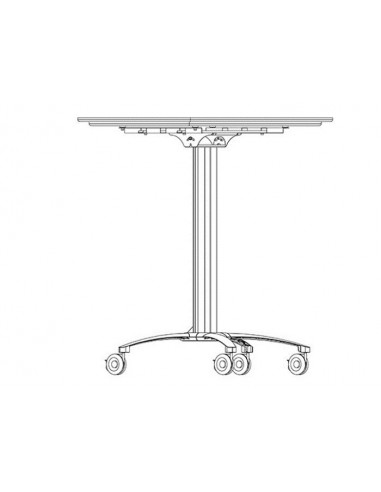 Stand TV podea mobil Multibrackets MB-6252, incl. 0-90º, tip
