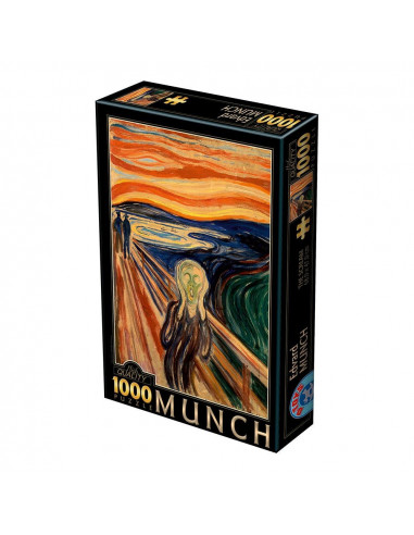 Strigatul, Puzzle D-Toys Edvard Munch, 1000 Piese,Uniq72832-1