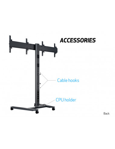 Stand TV Dual Multibrackets 5358, 40"-60", 2 x 50kg