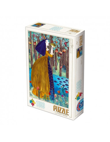Printesa Si Broscoiul, Puzzle D-Toys Basme Kurti Andrea, 1000