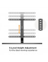 Picior TV Blackmount LDT03-18L, diagonale 37"-75", max 40 Kg