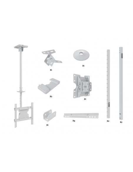 Suport TV tavan Single 3000 Multibrackets MB-2494, diagonala