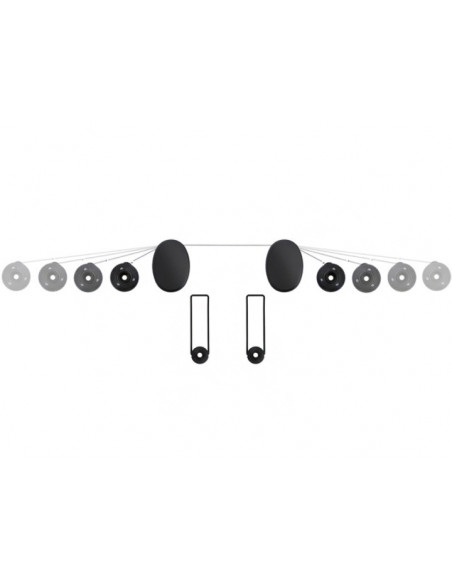 Suport TV de perete fix cu fir Multibrackets MB-5040, diagonale