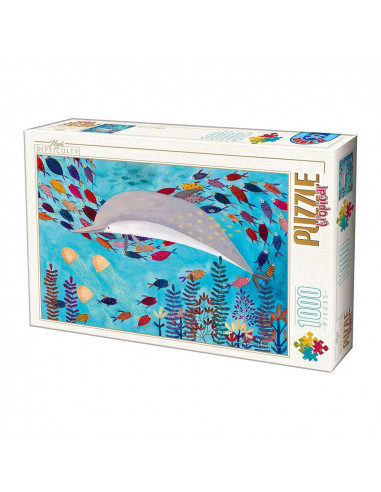 Subacvatic, Puzzle D-Toys Tropical Kurti Andrea, 1000