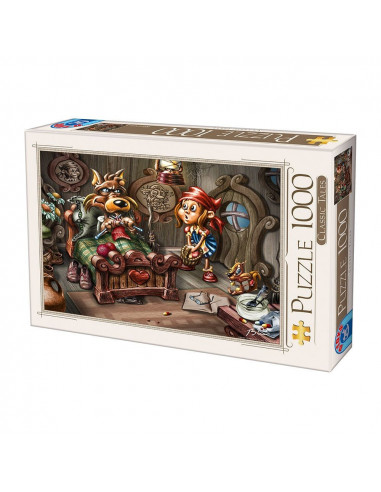 Scufita Rosie, Puzzle D-Toys Basme, 1000 Piese,Uniq72894-02