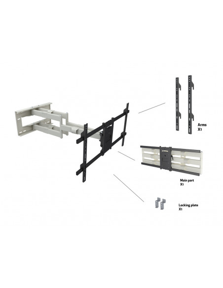 Suport TV perete Multibrackets MB-6881, Long Reach Arm 910mm