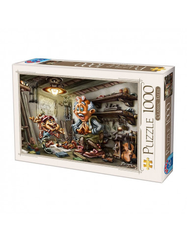 Pinocchio, Puzzle D-Toys Basme, 1000 Piese,Uniq72894-01