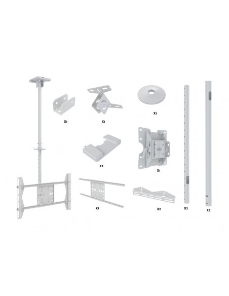 Suport TV tavan Multibrackets MB-2517, diagonala 55"-70"