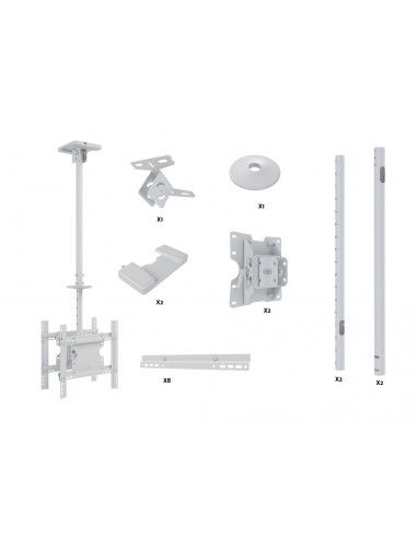 Suport TV B2B de tavan, reglabil, Multibrackets 2500, 32"-55"
