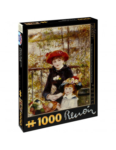 Two Sisters On The Terrace, Puzzle D-Toys Pierre Auguste