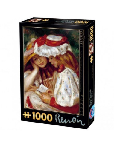 Two Girls Reading, Puzzle D-Toys Pierre Auguste Renoir, 1000
