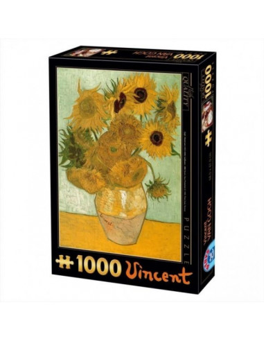 Floarea Soarelui, Puzzle D-Toys Vincent Van Gogh, 1000