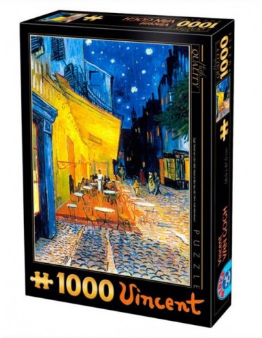 Café Terrace At Night, Puzzle D-Toys Vincent Van Gogh, 1000