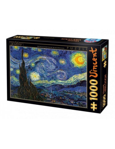 The Starry Night, Puzzle D-Toys Vincent Van Gogh, 1000