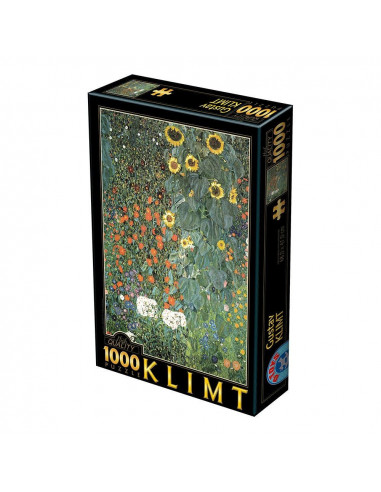 Farm Garden With Sunflowers, Puzzle D-Toys Gustav Klimt, 1000