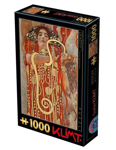 Hygieia, Puzzle D-Toys Gustav Klimt, 1000 Piese,Uniq66923-11