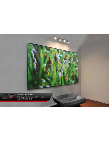 Optoma Projection TV Videoproiector 4K UHZ65UST si Ecran fix