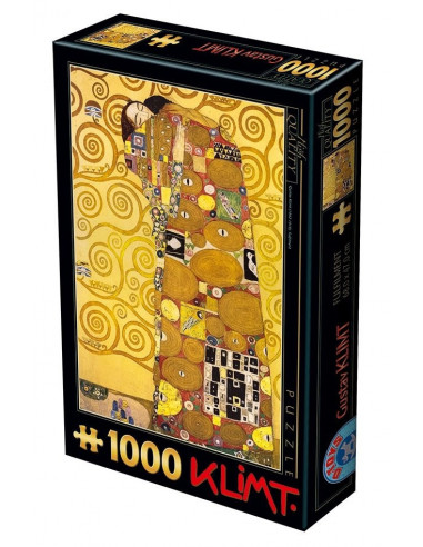 Fulfilment, Puzzle D-Toys Gustav Klimt, 1000 Piese,Uniq66923-12