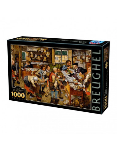 The Payment Of The Tithes, Puzzle D-Toys Pieter Breughel The