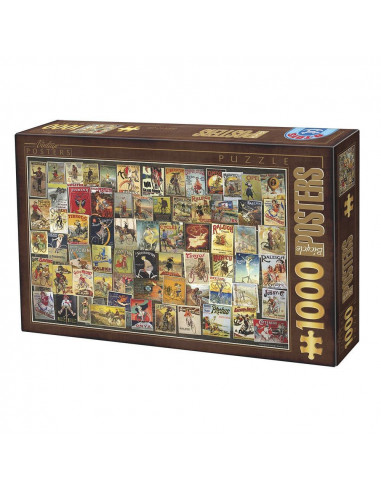 Puzzle D-Toys Vintage Model 5, 1000 Piese,Uniq74362-05