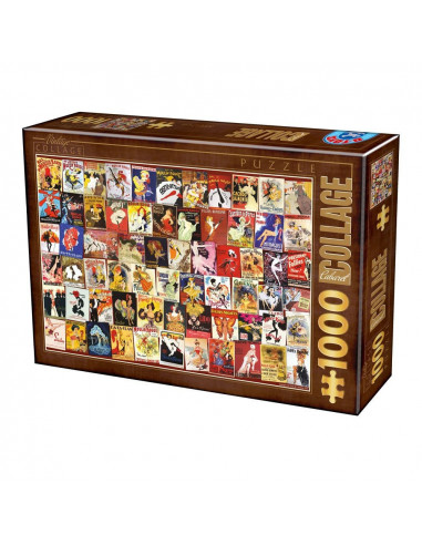 Puzzle D-Toys Vintage Model 6, 1000 Piese,Uniq74362-06