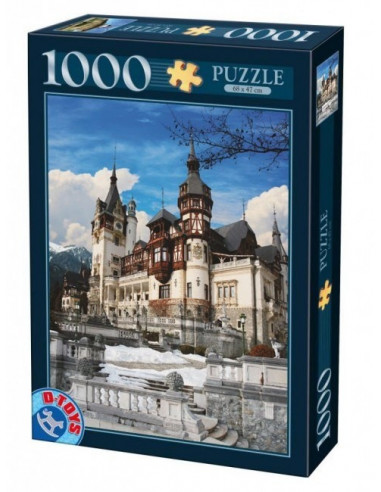 Castelul Peles Ziua, Puzzle D-Toys Imagini Din Romania, 1000
