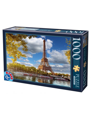 Puzzle D-Toys Locuri Celebre Model 10, 1000 Piese,Uniq64288-12