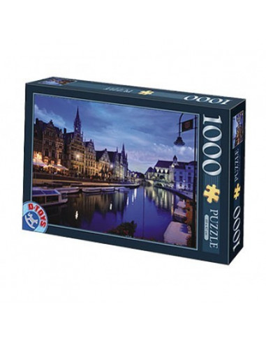 Puzzle D-Toys Peisaje De Noapte Model 2, 1000 Piese,Uniq64301-3