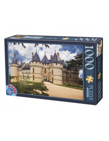 Puzzle D-Toys Castele Franceze Model 2, 1000 Piese,Uniq67562-2