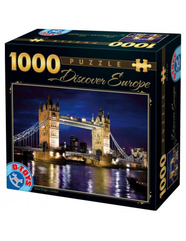 Londra, Puzzle D-Toys Descopera Europa, 1000 Piese,Uniq65995-1