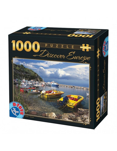 Corfu, Puzzle D-Toys Descopera Europa Model 1, 1000