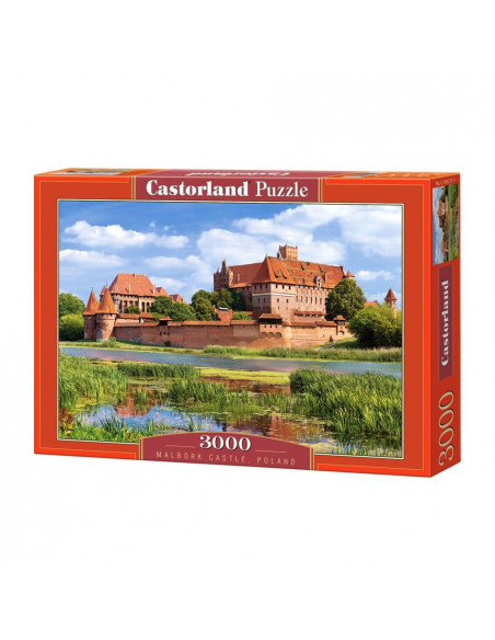 Castelul Malbork Polonia, Puzzle Castorland, 3000