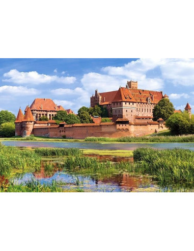 Castelul Malbork Polonia, Puzzle Castorland, 3000