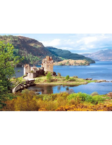 Castelul Eilean Donan, Scotia, Puzzle Castorland, 2000