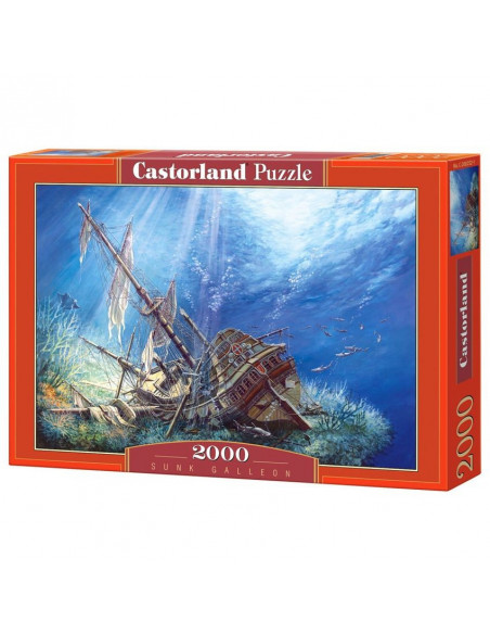 Sunk Galleon, Puzzle Castorland, 2000 Piese,Uniq200252