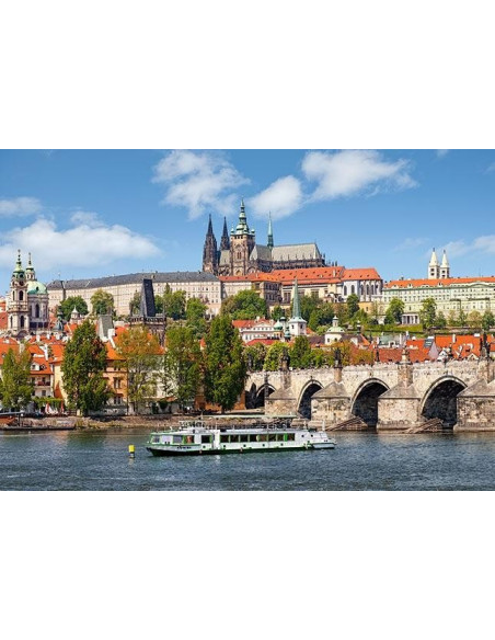 Praga, Cehia, Puzzle Castorland, 1000 Piese,Uniq102426
